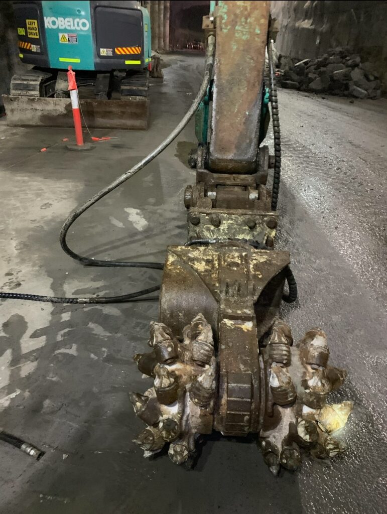 Pineapple excavation attachment Pineapple excavation attachment